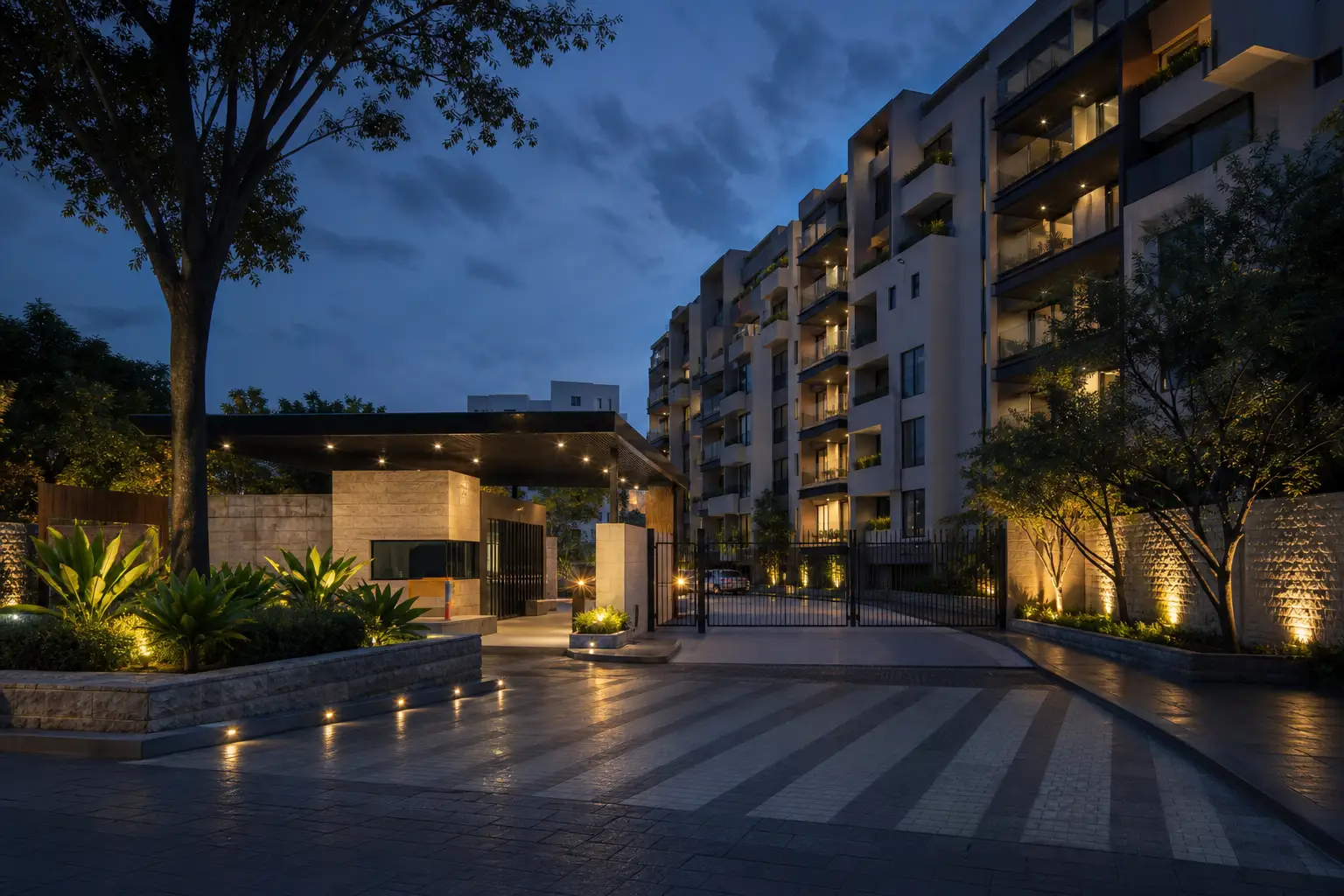 Acceso controlado de un conjunto residencial